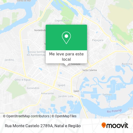 Rua Monte Castelo 2789A mapa