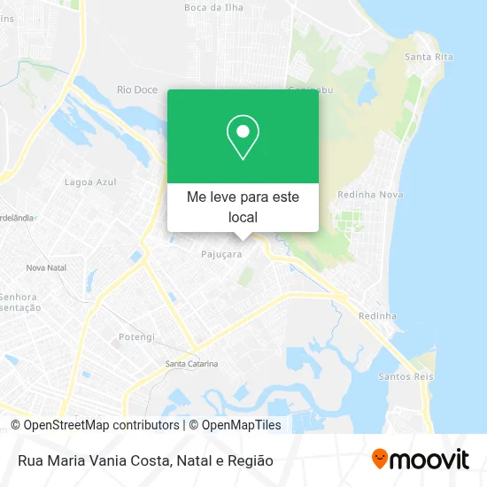 Rua Maria Vania Costa mapa