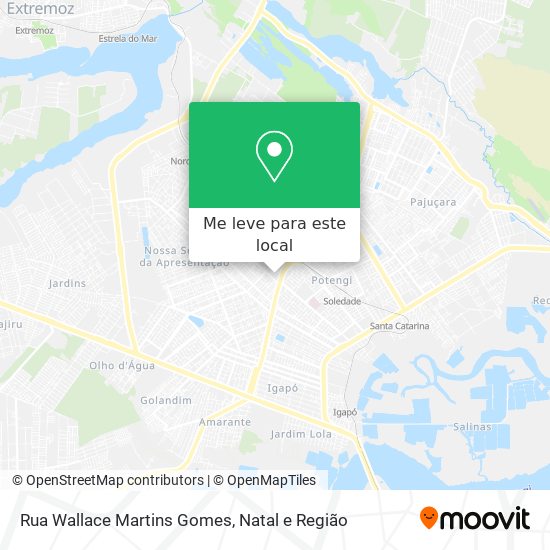 Rua Wallace Martins Gomes mapa