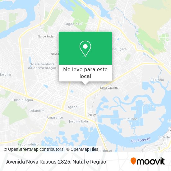 Avenida Nova Russas 2825 mapa