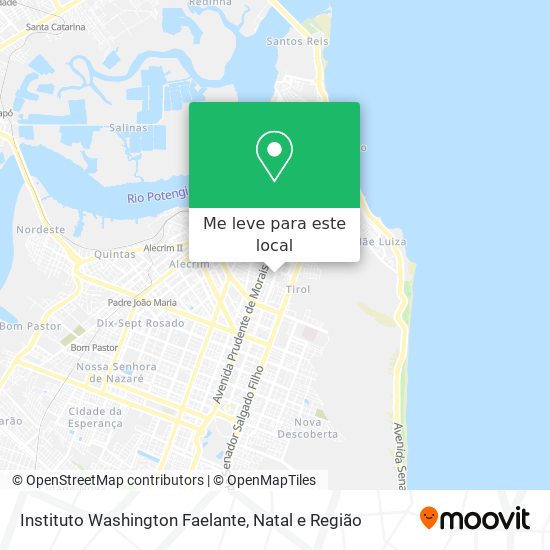 Instituto Washington Faelante mapa