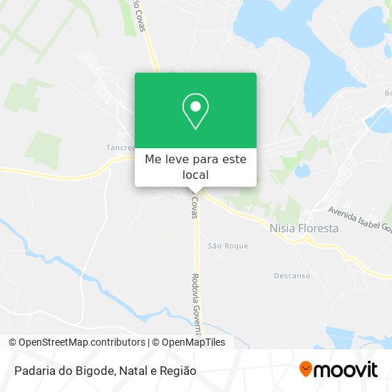 Padaria do Bigode mapa