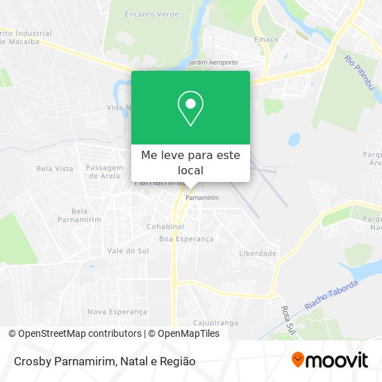 Crosby Parnamirim mapa