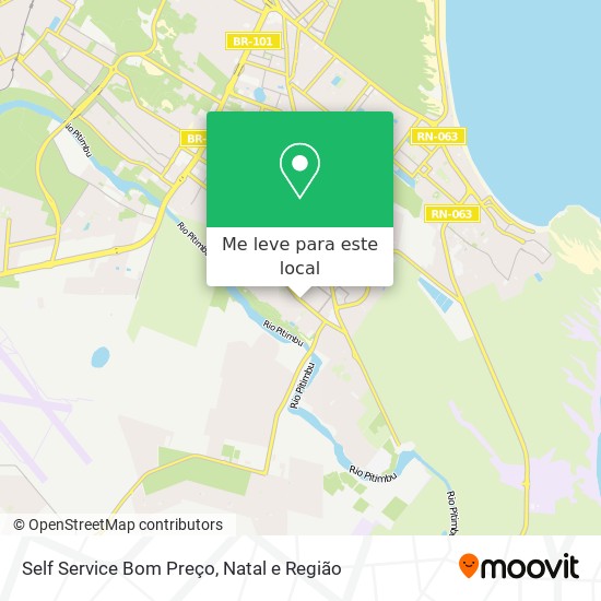 Self Service Bom Preço mapa