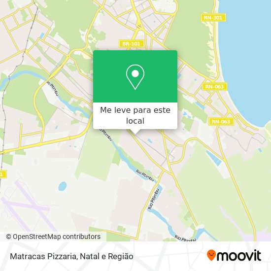 Matracas Pizzaria mapa