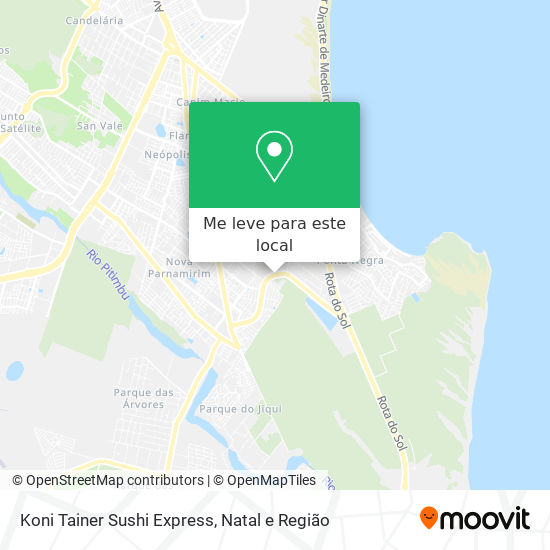 Koni Tainer Sushi Express mapa