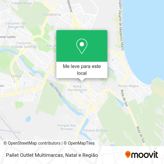 Pallet Outlet Multimarcas mapa