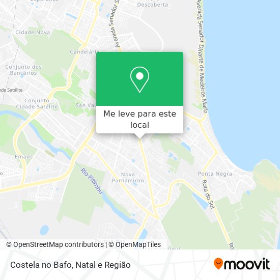 Costela no Bafo mapa
