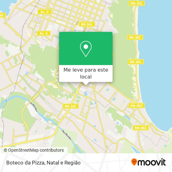 Boteco da Pizza mapa