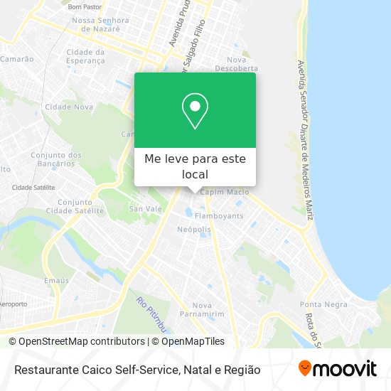 Restaurante Caico Self-Service mapa