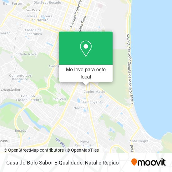 Casa do Bolo Sabor E Qualidade mapa