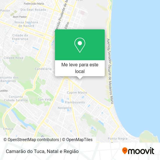 Camarão do Tuca mapa