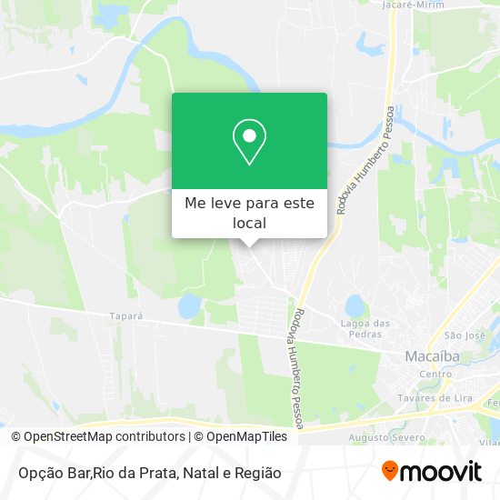 Opção Bar,Rio da Prata mapa