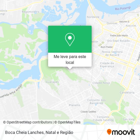 Boca Cheia Lanches mapa