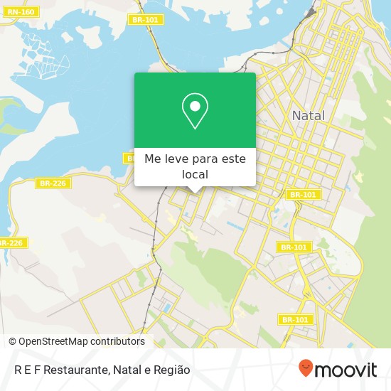 R E F Restaurante, Avenida Paraíba, 24 Cidade da Esperança Natal-RN 59070-200 mapa