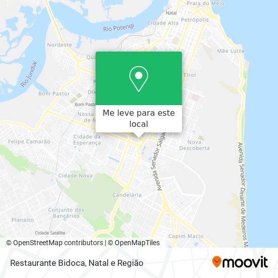 Restaurante Bidoca mapa