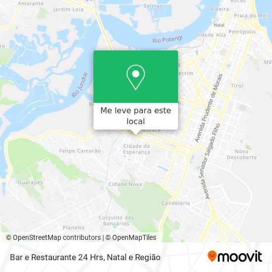 Bar e Restaurante 24 Hrs mapa