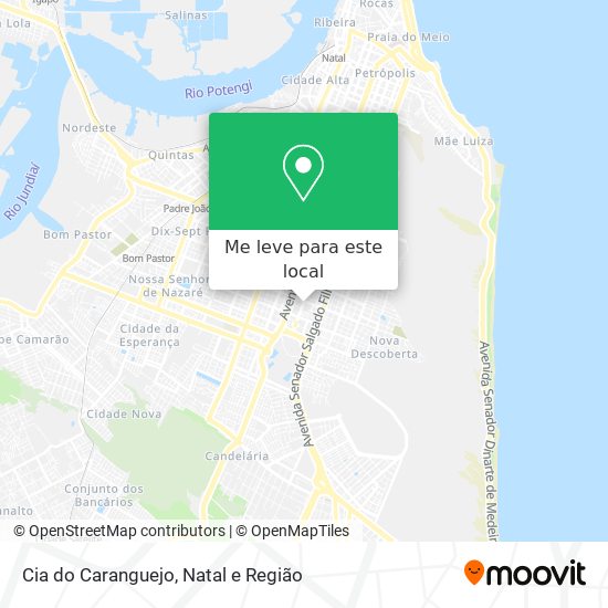 Cia do Caranguejo mapa
