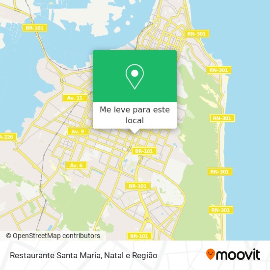 Restaurante Santa Maria mapa