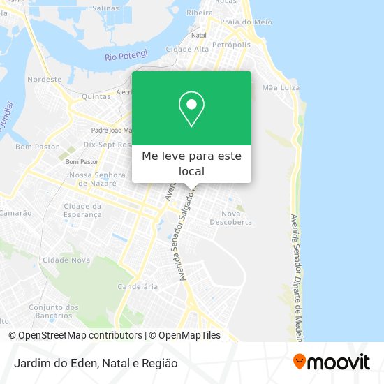 Jardim do Eden mapa