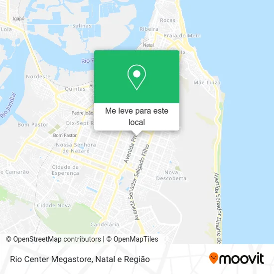 Rio Center Megastore mapa