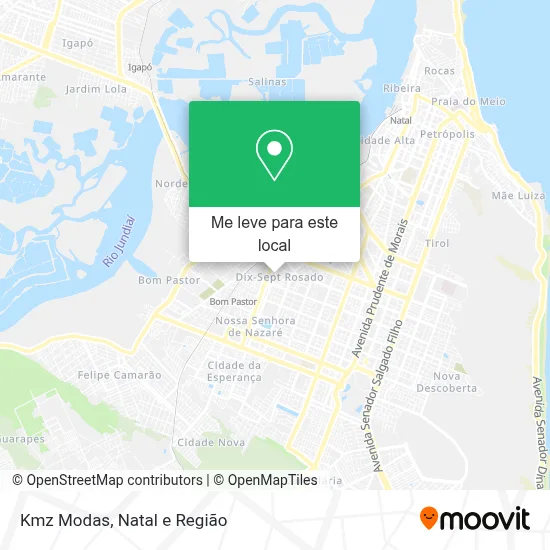 Kmz Modas mapa