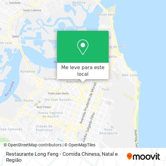 Restaurante Long Feng - Comida Chinesa mapa