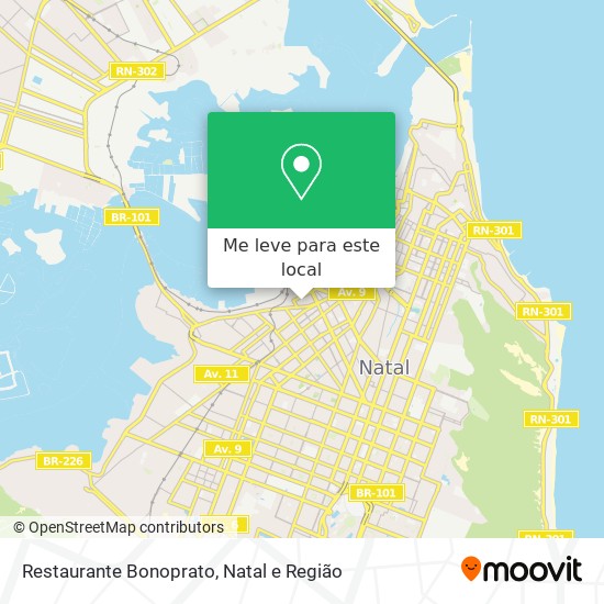 Restaurante Bonoprato mapa
