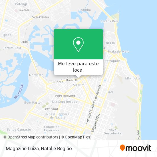 Magazine Luiza mapa