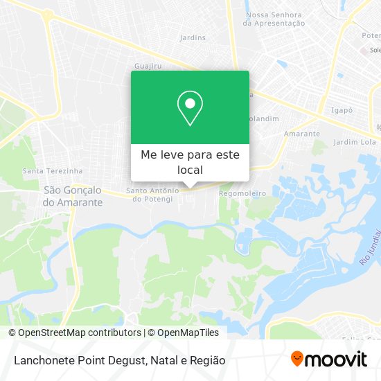 Lanchonete Point Degust mapa