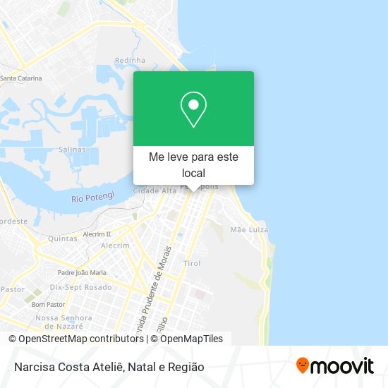 Narcisa Costa Ateliê mapa