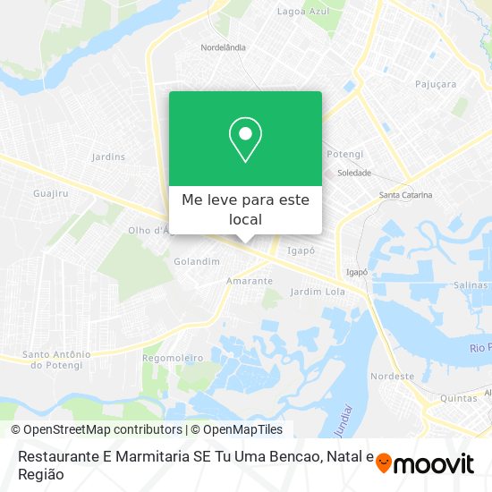 Restaurante E Marmitaria SE Tu Uma Bencao mapa