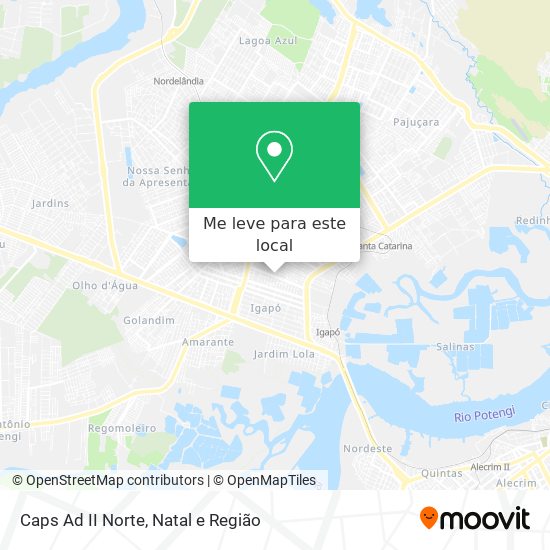 Caps Ad II Norte mapa
