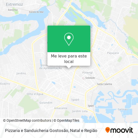 Pizzaria e Sanduicheria Gostosão mapa