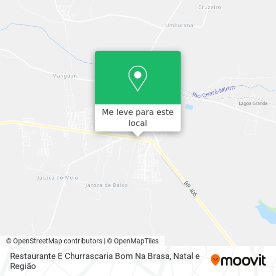 Restaurante E Churrascaria Bom Na Brasa mapa