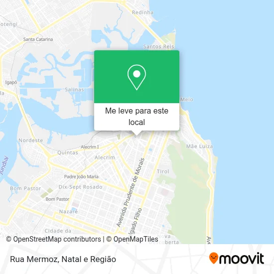 Rua Mermoz mapa