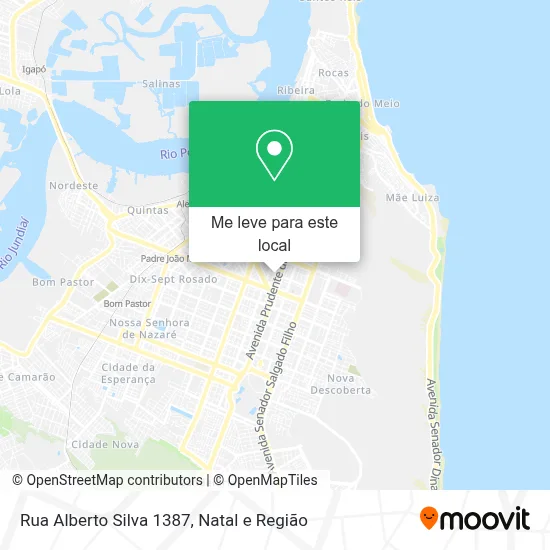 Rua Alberto Silva 1387 mapa