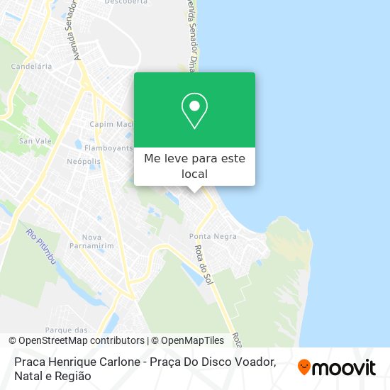 Praca Henrique Carlone - Praça Do Disco Voador mapa