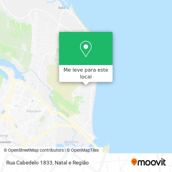 Rua Cabedelo 1833 mapa