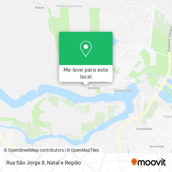 Rua São Jorge 8 mapa