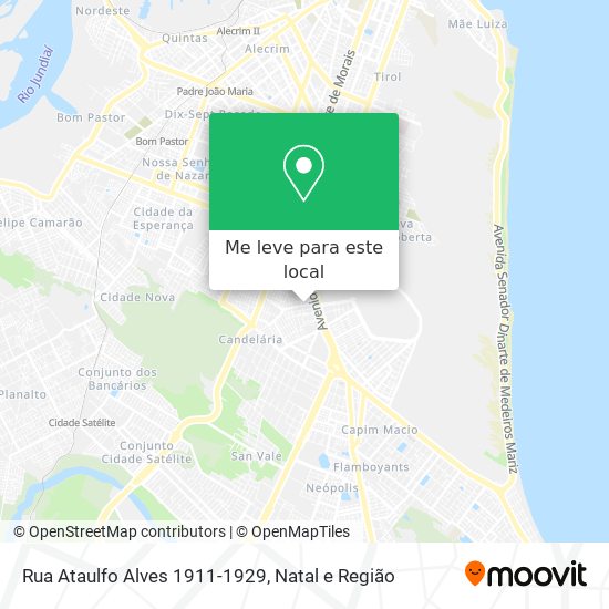 Rua Ataulfo Alves 1911-1929 mapa