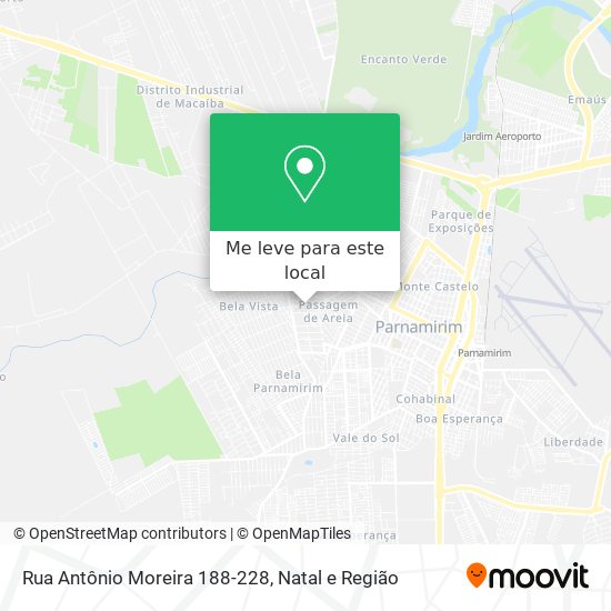 Rua Antônio Moreira 188-228 mapa