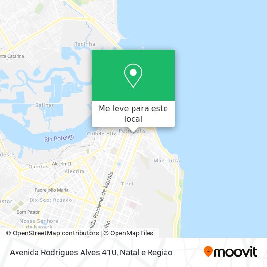 Avenida Rodrigues Alves 410 mapa