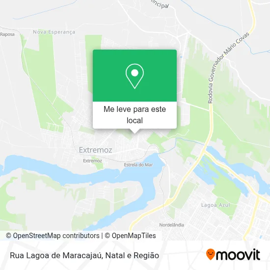 Rua Lagoa de Maracajaú mapa