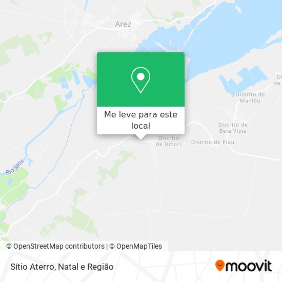 Sítio Aterro mapa