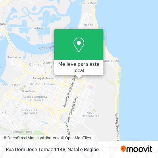 Rua Dom José Tomaz 1148 mapa