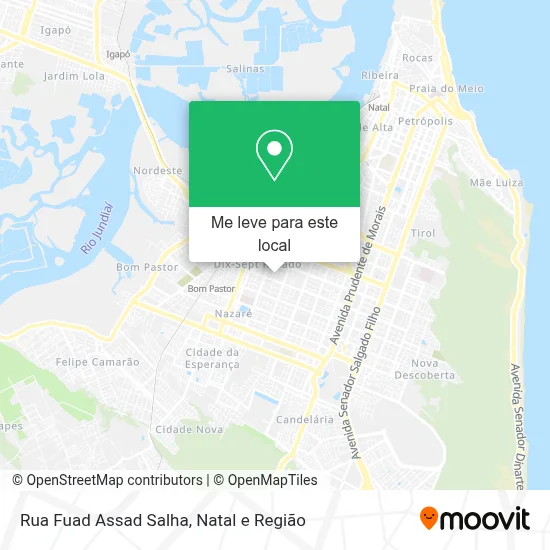 Rua Fuad Assad Salha mapa