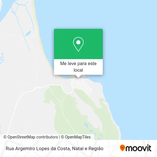 Rua Argemiro Lopes da Costa mapa