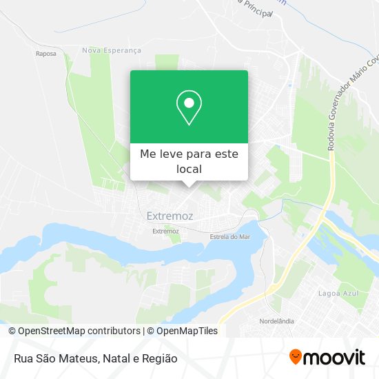 Rua São Mateus mapa