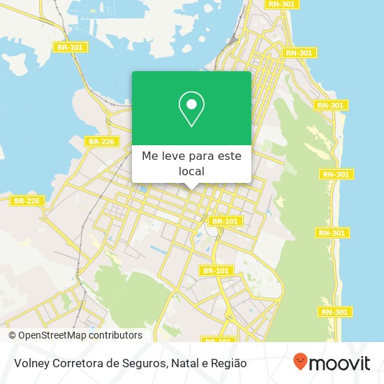 Volney Corretora de Seguros mapa